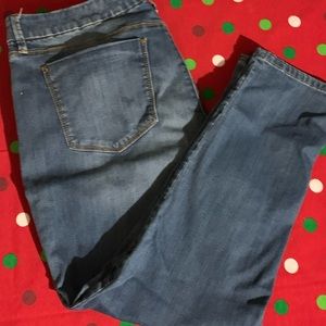 Skinny straight jeans